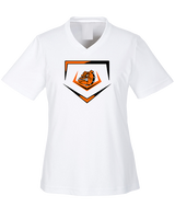 Rudyard HS Baseball Plate - Womens Performance Shirt