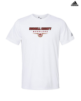 Russell County HS Wrestling Design - Mens Adidas Performance Shirt
