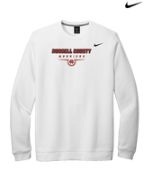 Russell County HS Wrestling Design - Mens Nike Crewneck