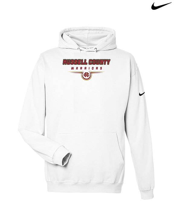 Russell County HS Wrestling Design - Nike Club Fleece Hoodie