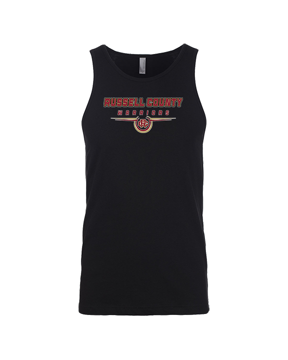 Russell County HS Wrestling Design - Tank Top