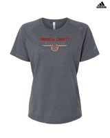 Russell County HS Wrestling Design - Womens Adidas Performance Shirt
