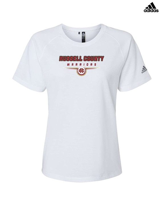 Russell County HS Wrestling Design - Womens Adidas Performance Shirt