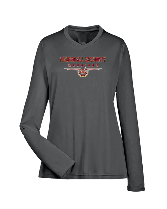 Russell County HS Wrestling Design - Womens Performance Longsleeve
