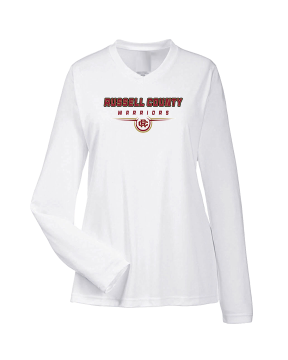 Russell County HS Wrestling Design - Womens Performance Longsleeve