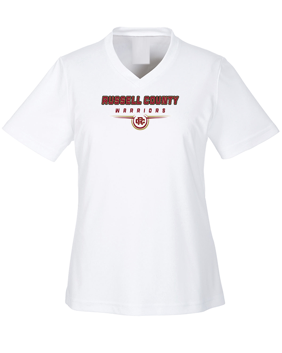 Russell County HS Wrestling Design - Womens Performance Shirt