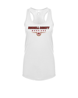 Russell County HS Wrestling Design - Womens Tank Top