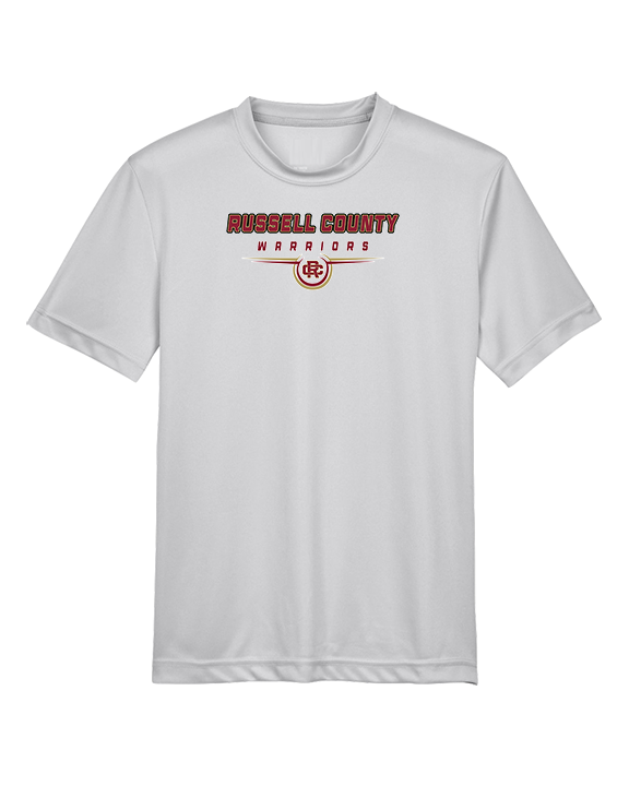 Russell County HS Wrestling Design - Youth Performance Shirt