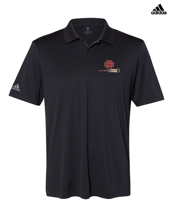 Russell County HS Wrestling Dots - Mens Adidas Polo