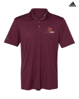 Russell County HS Wrestling Dots - Mens Adidas Polo