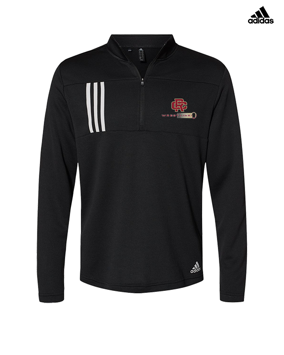 Russell County HS Wrestling Dots - Mens Adidas Quarter Zip