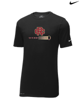 Russell County HS Wrestling Dots - Mens Nike Cotton Poly Tee