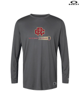 Russell County HS Wrestling Dots - Mens Oakley Longsleeve