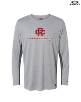 Russell County HS Wrestling Dots - Mens Oakley Longsleeve