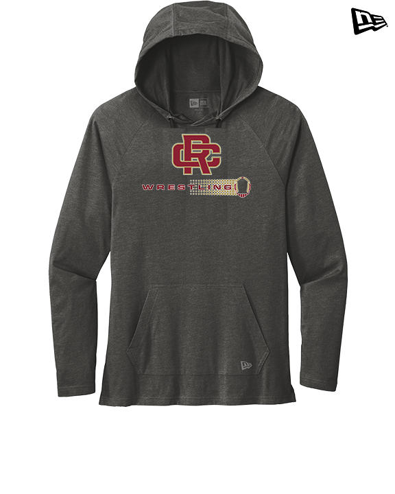 Russell County HS Wrestling Dots - New Era Tri-Blend Hoodie