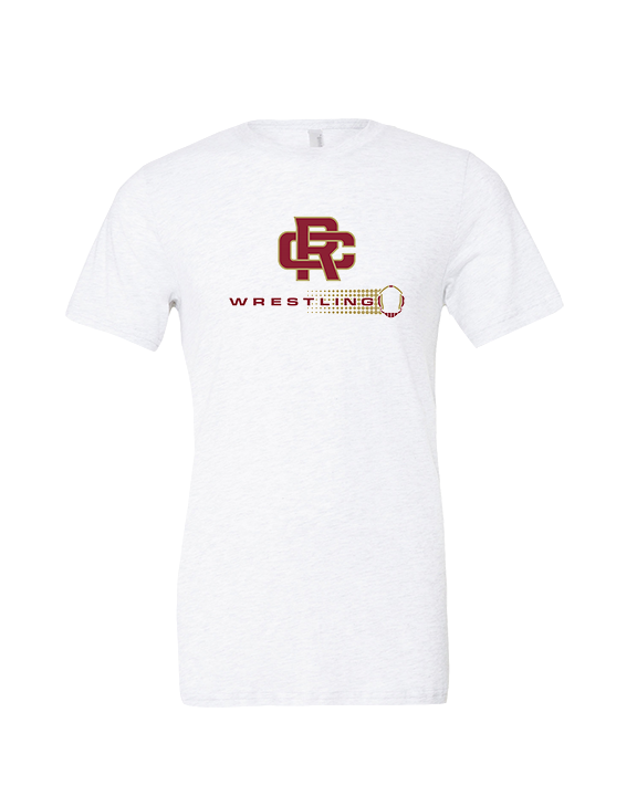 Russell County HS Wrestling Dots - Tri-Blend Shirt