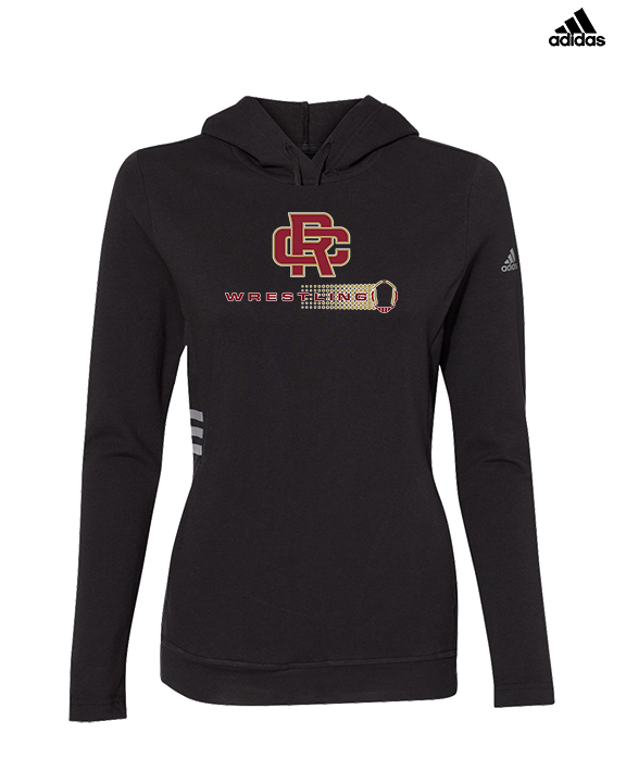 Russell County HS Wrestling Dots - Womens Adidas Hoodie