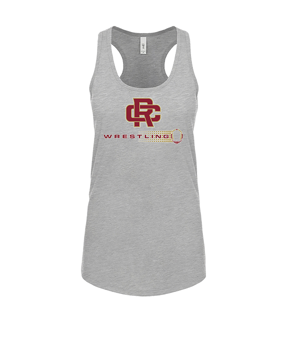 Russell County HS Wrestling Dots - Womens Tank Top