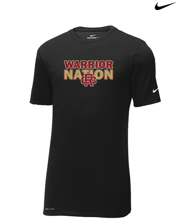Russell County HS Wrestling Nation - Mens Nike Cotton Poly Tee