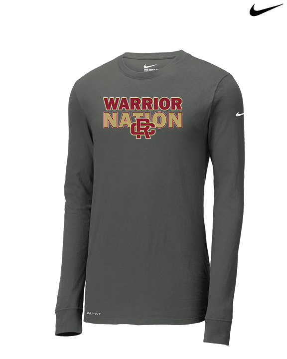 Russell County HS Wrestling Nation - Mens Nike Longsleeve