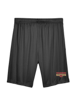 Russell County HS Wrestling Nation - Mens Training Shorts with Pockets