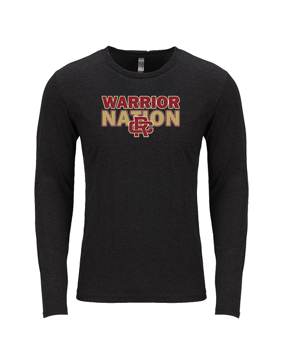 Russell County HS Wrestling Nation - Tri-Blend Long Sleeve