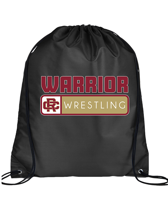 Russell County HS Wrestling Pennant - Drawstring Bag