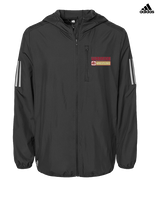 Russell County HS Wrestling Pennant - Mens Adidas Full Zip Jacket