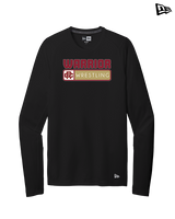 Russell County HS Wrestling Pennant - New Era Performance Long Sleeve