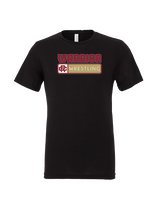 Russell County HS Wrestling Pennant - Tri-Blend Shirt