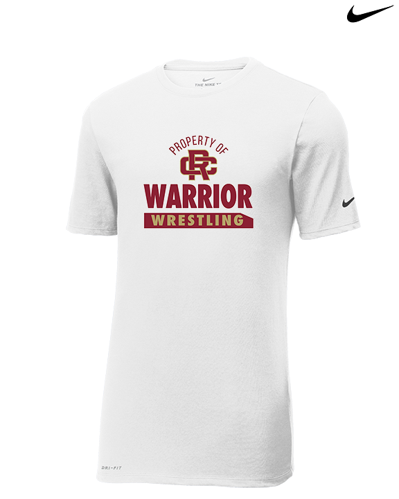 Russell County HS Wrestling Property - Mens Nike Cotton Poly Tee