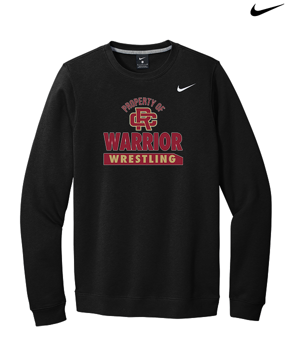Russell County HS Wrestling Property - Mens Nike Crewneck
