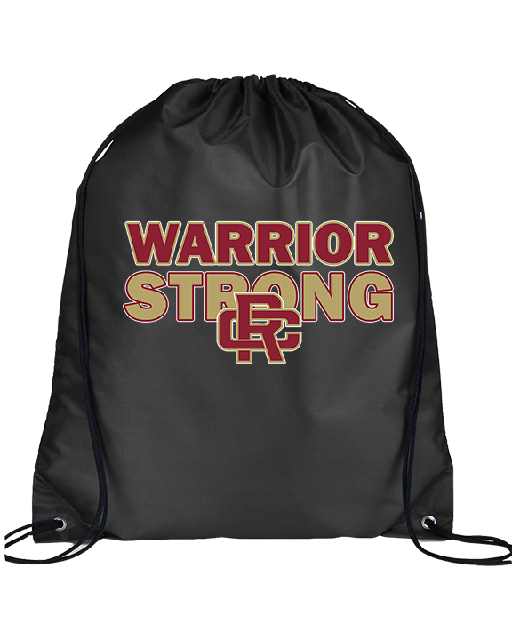 Russell County HS Wrestling Strong - Drawstring Bag