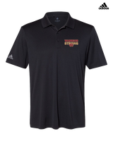 Russell County HS Wrestling Strong - Mens Adidas Polo