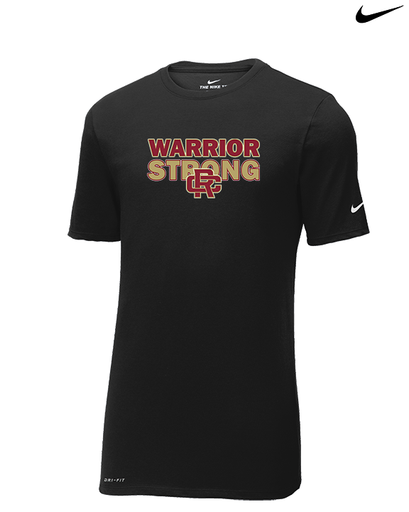 Russell County HS Wrestling Strong - Mens Nike Cotton Poly Tee