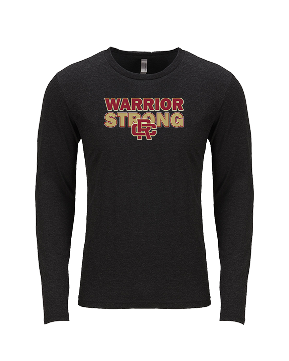Russell County HS Wrestling Strong - Tri-Blend Long Sleeve
