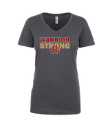 Russell County HS Wrestling Strong - Womens Vneck