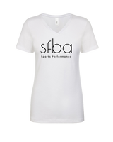 SFBA Sports Performance Black - Womens V-Neck