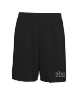 SFBA Sports Performance White - Mens 7inch Training Shorts