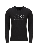 SFBA Sports Performance White - Tri-Blend Long Sleeve