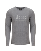 SFBA Sports Performance White - Tri-Blend Long Sleeve