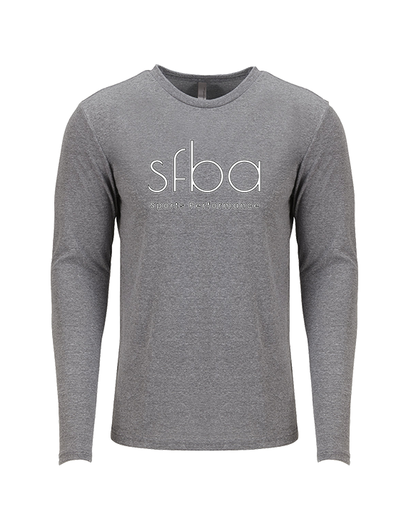 SFBA Sports Performance White - Tri-Blend Long Sleeve