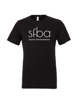 SFBA Sports Performance White - Tri-Blend Shirt