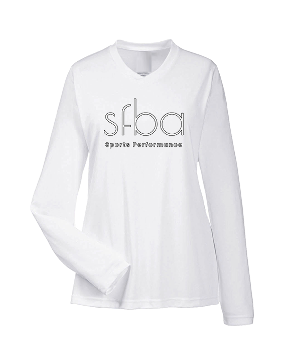 SFBA Sports Performance White - Womens Performance Longsleeve