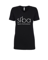 SFBA Sports Performance White - Womens Vneck