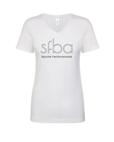 SFBA Sports Performance White - Womens Vneck