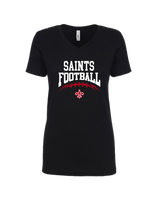 Palm Beach Christian Football  - Women's V-Neck