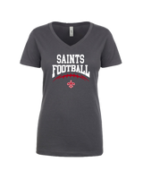 Palm Beach Christian Football  - Women's V-Neck