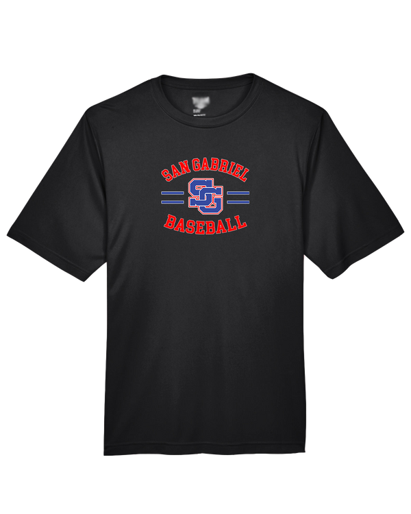 San Gabriel HS Baseball Curve - Performance T-Shirt