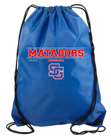San Gabriel HS Baseball Border - Drawstring Bag